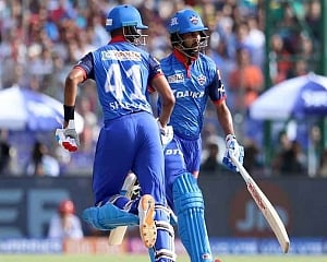 Delhi Capitals post 187/5 against RCB