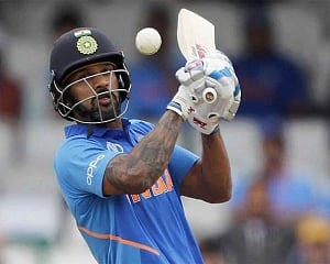 Dhawan ruled out of WC with fractured thumb