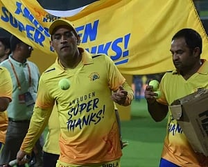 Dhoni credits tennis ball cricket for quick hands behind stumps