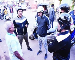 District collector inspects cleanliness work