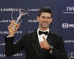 Djokovic, Biles win Laureus Sports awards