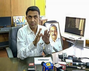 Goa CM drops Dy CM after 2 MGP MLAs break away from party
