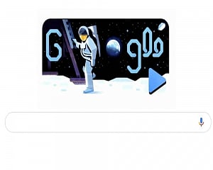 Google celebrates 'giant leap for mankind' with Doodle video