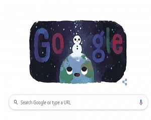 Google Doodle celebrates shortest day of the year