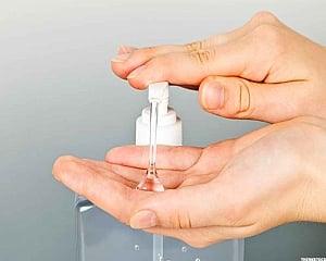 Hands spread harmful chemicals throughout homes