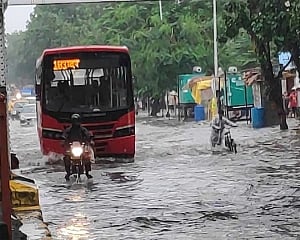 Heavy rains pound Mumbai; normal life, rail traffic hit hard
