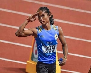 Hima Das wins second international gold inside a week