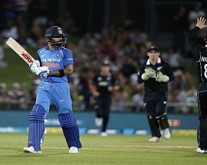 India crush NZ by 8 wickets in first ODI after sun-induced stoppage