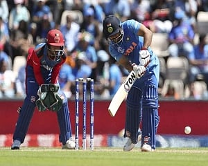 India score 224/8 against Afghanistan