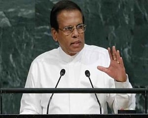 ISIS chose Lanka to tell the world that it exists: Prez Sirisena