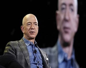 Jeff Bezos envisions Moon's ice water as rocket fuel