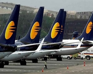 Jet Airways shares continue upward march, jump 6 pc