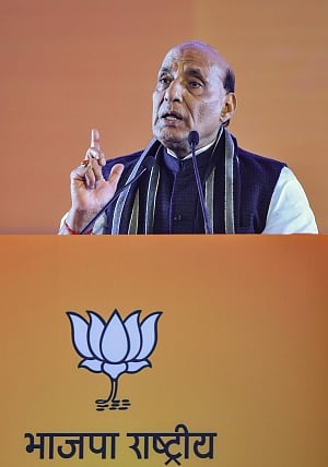 Kashmir still a challenge due to Pak's destabilising activities: Rajnath