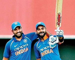 Kohli, Rohit end year on top of ICC ODI rankings