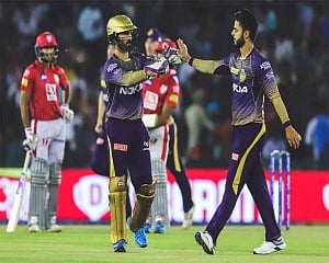 KXIP score 183/6 against KKR