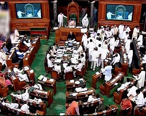 Lok Sabha adjourned till noon