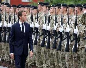 Macron to show off Euro defence cooperation at Paris parade