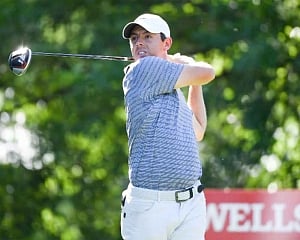 McIlroy shares lead at Wells Fargo Championship
