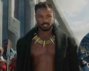 Michael B Jordan opted for therapy after playing villain in Black Panther