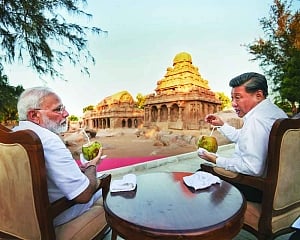 Modi, Xi in high spirits on talks eve