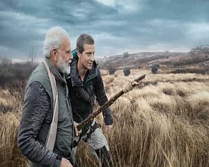 Modi walks in the wild with Bear Grylls, talks about conserving nature