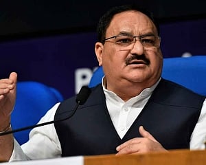 Nadda hits out at Cong for not supporting abrogation of Art370