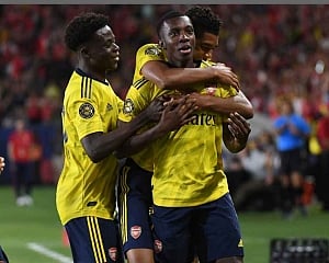 Nketiah strikes again in Arsenal's 3-0 friendly win over Fiorentina