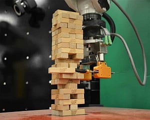 Novel robot learns to play Jenga