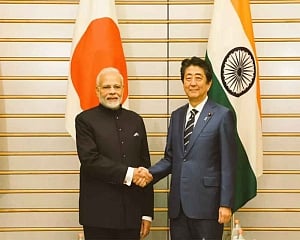 Modi, Abe discuss global economy, fugitive economic offenders, disaster management