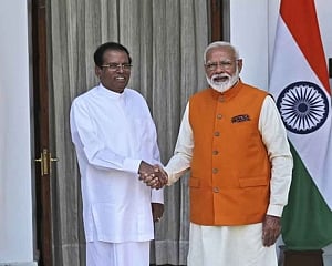 PM Modi meets Lankan President; discusses bilateral issues of mutual interest