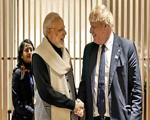 PM Modi wishes Johnson on his re-election as British PM