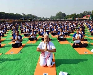 PM urges people to make yoga an integral part of their lives