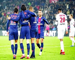 PSG hit nine in win over Guingamp