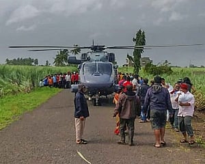 Rescue, relief works on in full swing in flood affected Karna