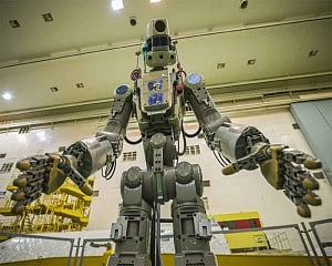 Russia sends 'Fedor' its first humanoid robot into space