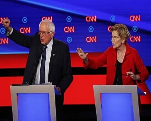 Sanders, Warren clash with moderates over 'Medicare for All'