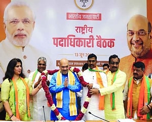 Shah to head BJP till polls in Maha, Haryana, J’khand