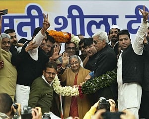 Sheila Dikshit takes charge as Delhi Congress chief