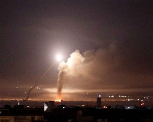 Syrian defence fires on 'hostile missiles' from Israel: state media