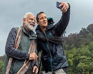 Technology helped Bear Grylls understand Hindi in 'Man Vs Wild', says PM