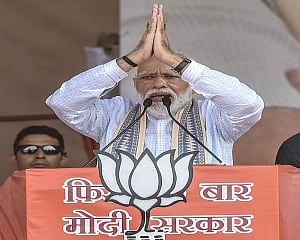 Terrorists are waiting for weak government to strike: Modi