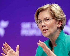 Trump would be 'in handcuffs' if not president, says Democrat Warren