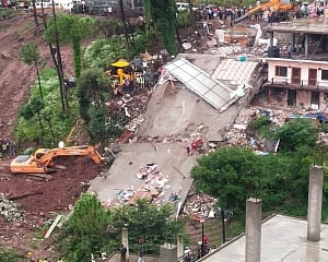 Two dead, 23 injured after building collapses in HP's Solan