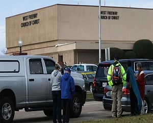 Two dead in Texas church shooting; shooter killed