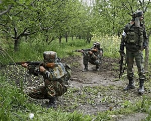 Two militants killed, three soldiers injured in Kashmir