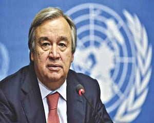 UN chief appeals to India, Pak to deal with Kashmir issue through dialogue