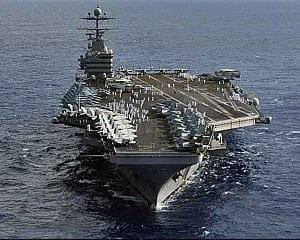 US deploys carrier strike group to send "clear message" to Iran