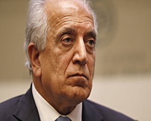US Sp. Representative for Afghanistan Zalmay Khalilzad briefs Sushma about Afghan peace initiatives