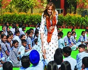 ‘Happiness Class’ gets new student in Melania