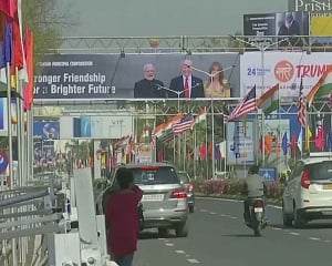 Agra sports new look to welcome US President Donald Trump